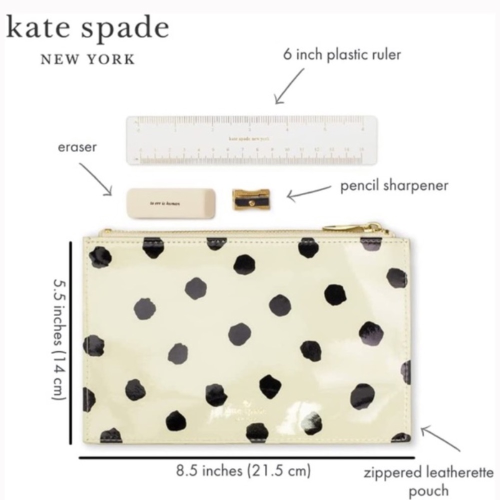 Kate Spade ♠️ Animal Print Pouch - NWT - Picture 3 of 9